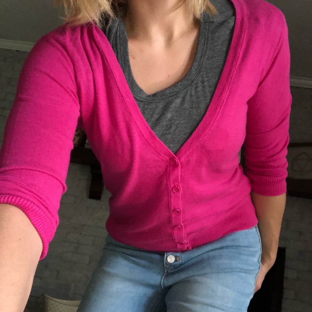 Bright cardigan